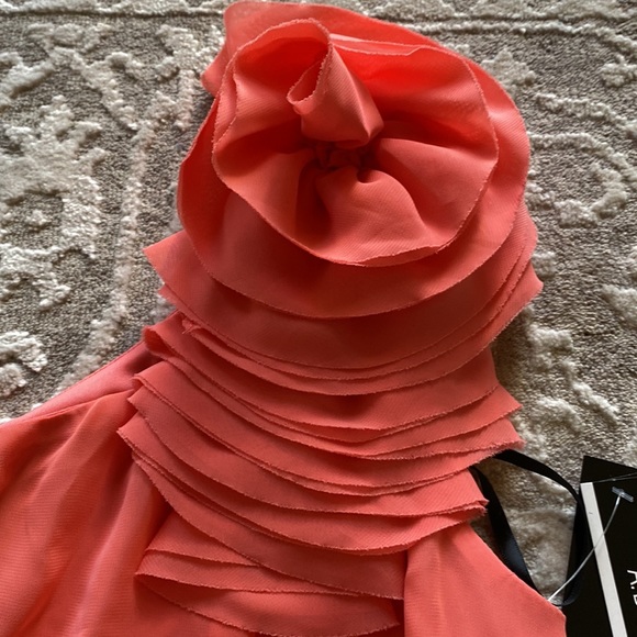 NWT A. Byer One Shoulder Mini Dress - Picture 2 of 6